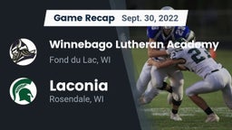 Recap: Winnebago Lutheran Academy  vs. Laconia  2022