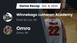 Recap: Winnebago Lutheran Academy  vs. Omro  2022