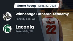 Recap: Winnebago Lutheran Academy  vs. Laconia  2023