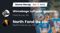 Recap: Winnebago Lutheran Academy  vs. North Fond du Lac  2023