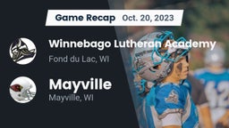 Recap: Winnebago Lutheran Academy  vs. Mayville  2023