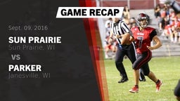 Recap: Sun Prairie  vs. Parker  2016