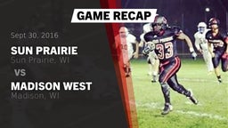 Recap: Sun Prairie  vs. Madison West  2016