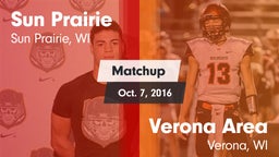 Matchup: Sun Prairie vs. Verona Area  2016