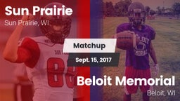 Matchup: Sun Prairie vs. Beloit Memorial  2017