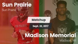Matchup: Sun Prairie vs. Madison Memorial  2017