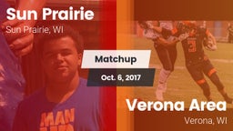Matchup: Sun Prairie vs. Verona Area  2017