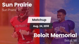 Matchup: Sun Prairie vs. Beloit Memorial  2018