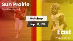 Matchup: Sun Prairie vs. East  2018