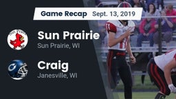 Recap: Sun Prairie vs. Craig  2019