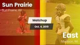 Matchup: Sun Prairie vs. East  2019