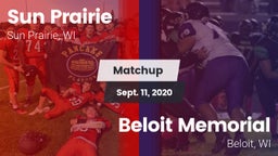 Matchup: Sun Prairie vs. Beloit Memorial  2020
