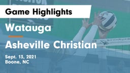 Watauga  vs Asheville Christian Game Highlights - Sept. 13, 2021