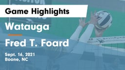 Watauga  vs Fred T. Foard Game Highlights - Sept. 16, 2021