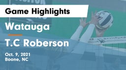 Watauga  vs T.C Roberson Game Highlights - Oct. 9, 2021