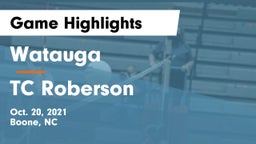Watauga  vs TC Roberson Game Highlights - Oct. 20, 2021