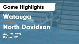 Watauga  vs North Davidson  Game Highlights - Aug. 25, 2022