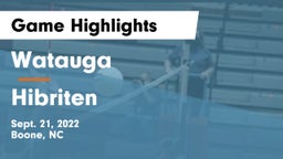 Watauga  vs Hibriten  Game Highlights - Sept. 21, 2022