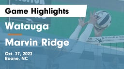 Watauga  vs Marvin Ridge  Game Highlights - Oct. 27, 2022