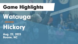 Watauga  vs Hickory  Game Highlights - Aug. 22, 2023
