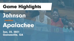 Johnson  vs Apalachee Game Highlights - Jan. 22, 2021