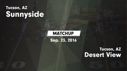 Matchup: Sunnyside vs. Desert View  2016