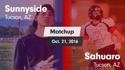 Matchup: Sunnyside vs. Sahuaro  2016