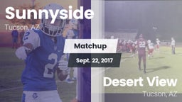 Matchup: Sunnyside vs. Desert View  2017
