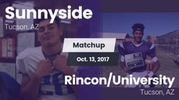Matchup: Sunnyside vs. Rincon/University  2017
