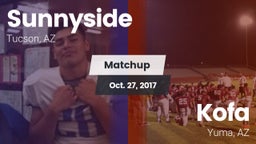 Matchup: Sunnyside vs. Kofa  2017