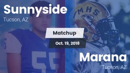 Matchup: Sunnyside vs. Marana  2018