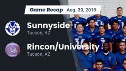 Recap: Sunnyside  vs. Rincon/University  2019