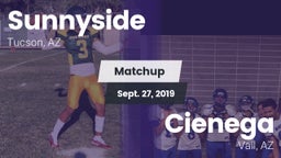 Matchup: Sunnyside vs. Cienega  2019
