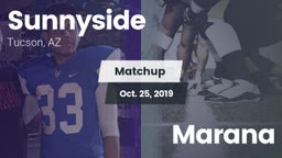 Matchup: Sunnyside vs. Marana  2019