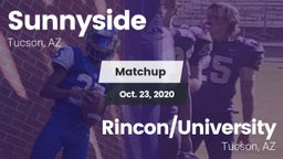 Matchup: Sunnyside vs. Rincon/University  2020