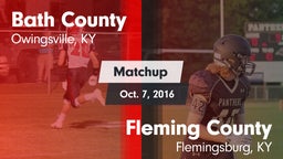 Matchup: Bath County vs. Fleming County  2016