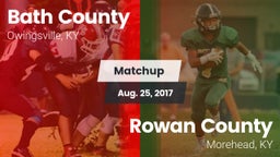 Matchup: Bath County vs. Rowan County  2017