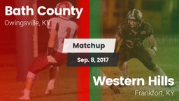 Matchup: Bath County vs. Western Hills  2017
