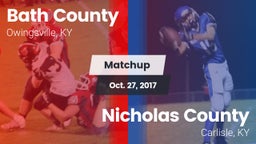 Matchup: Bath County vs. Nicholas County  2017