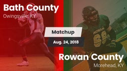 Matchup: Bath County vs. Rowan County  2018