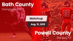 Matchup: Bath County vs. Powell County  2018