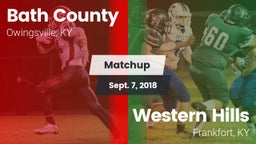 Matchup: Bath County vs. Western Hills  2018