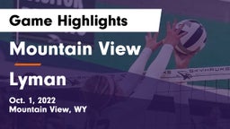 Mountain View  vs Lyman Game Highlights - Oct. 1, 2022