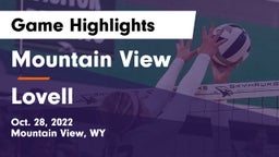 Mountain View  vs Lovell  Game Highlights - Oct. 28, 2022