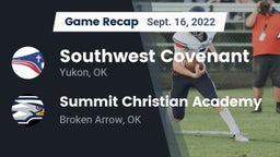 Recap: Southwest Covenant  vs. Summit Christian Academy  2022