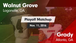 Matchup: Walnut Grove vs. Grady  2016