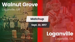 Matchup: Walnut Grove vs. Loganville  2017