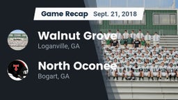Recap: Walnut Grove  vs. North Oconee  2018