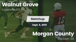 Matchup: Walnut Grove vs. Morgan County  2019