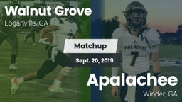 Matchup: Walnut Grove vs. Apalachee  2019